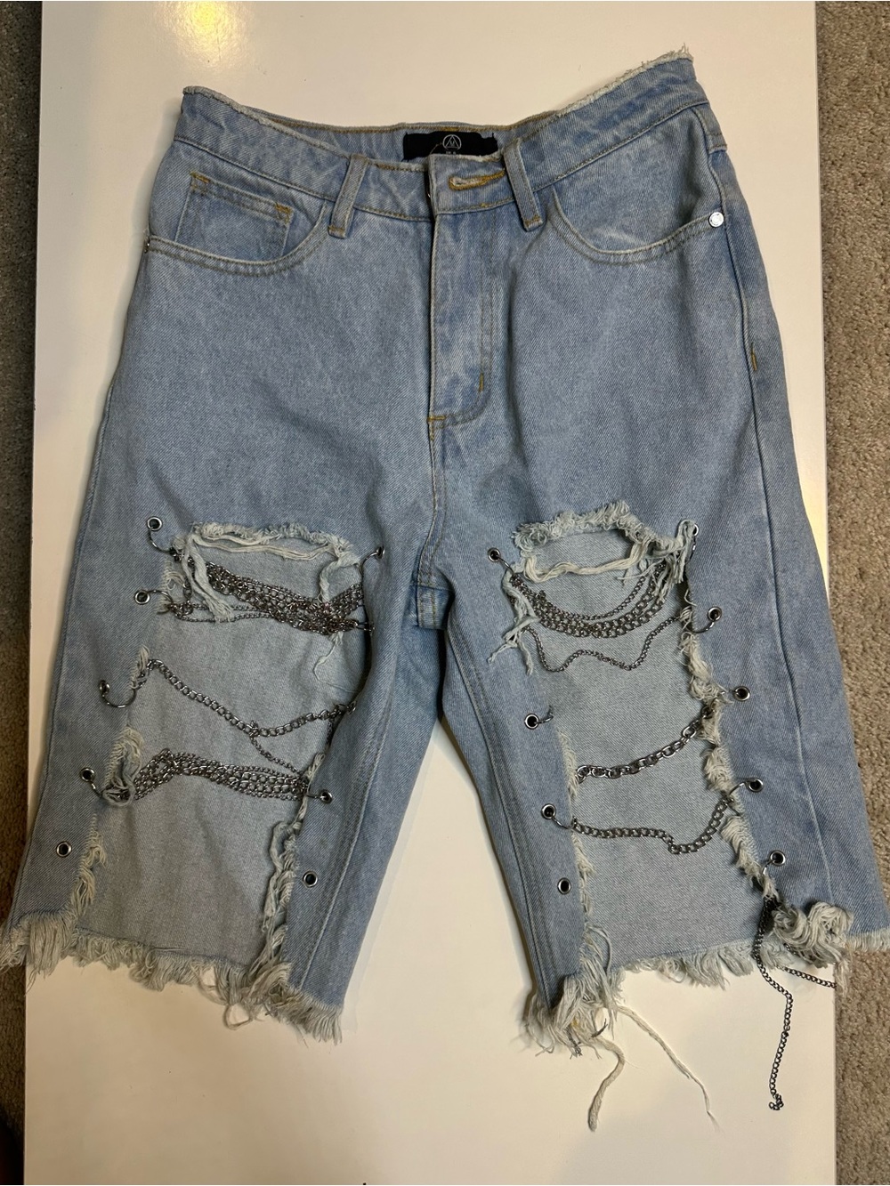 Denim jorts